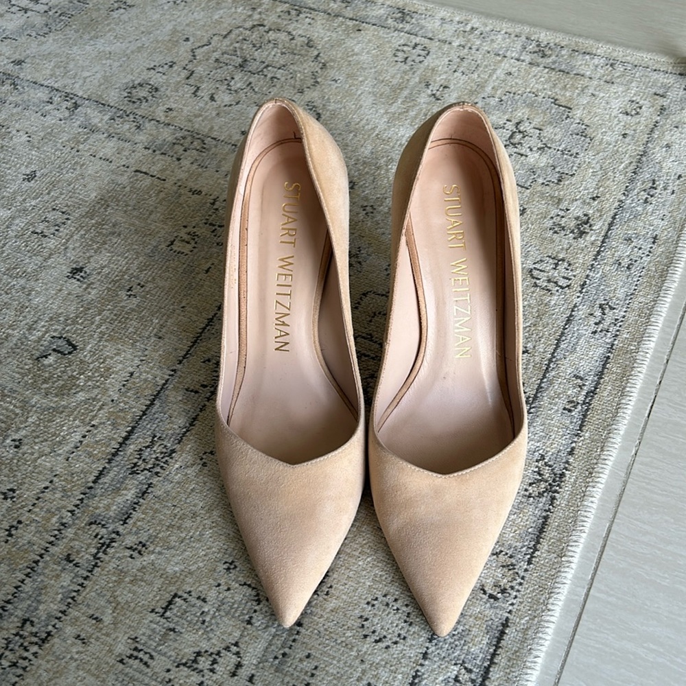 Stuart Weitzman suede heels